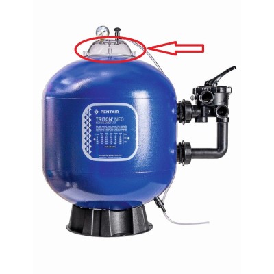 PRŮHLEDNÉ VÍKO FILTRU TRITON 8,5"
