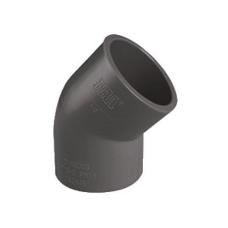 Koleno 45° lep/lep - průměr 20 mm