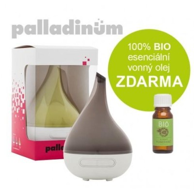 Ultrasonický aroma difuzér Hanscraft PALLADINUM Šedý