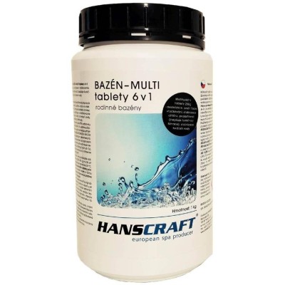 HANSCRAFT BAZÉN - MULTI tablety 6v1 - 1 kg