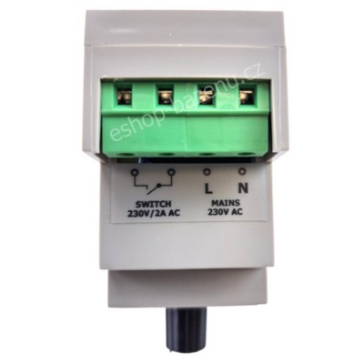 Elektronický termostat na DIN lištu (do rozvaděče)