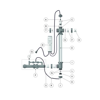 ZÁTKA TĚLA UV-C AOP 75W