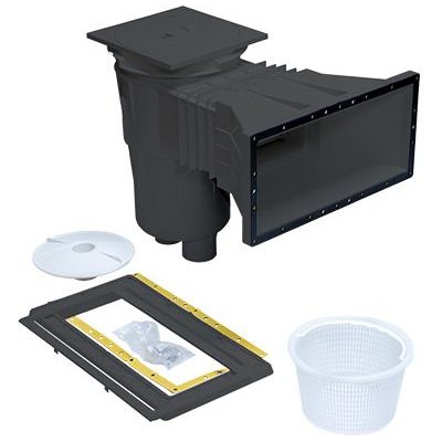 Skimmer 17,5 l, pro fólie, s mosaznými zástřiky, široké hrdlo, RAL7016