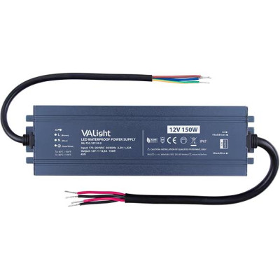 Napájecí zdroj 150 W, DC 12 V/12,5 A, IP67, hliníkové provedení