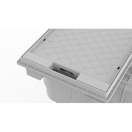 Skimmer X600-PRO, pro fólie, s mosaznými zástřiky - tmavě šedý