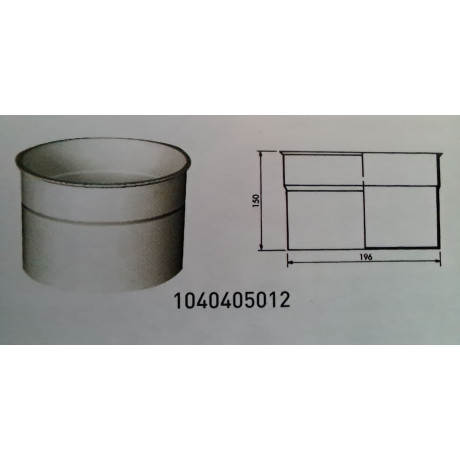 Prodloužení čistící části 3195 (vertikální) pro skimmery Premium Design