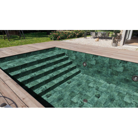 Aquasense Signature - 3D Imperial Green, tloušťka 1,8 mm, šíře 1,65 m, PALETA - 8 rolí