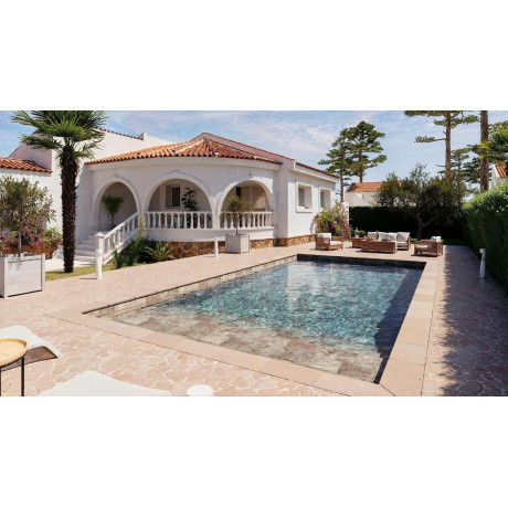 Aquasense Signature - 3D Imperial Sand, tloušťka 1,8 mm, šíře 1,65 m, PALETA - 8 rolí