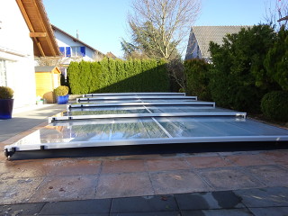 TERRA is the lowest pool enclosure from Alukov product
